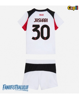 AC Milan Ardon Jashari #30 Echipament de Fotbal Replică 2025-26 Copii Deplasare (+ Șorturi)